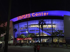 Das Staples Center in Downtown Los Angeles.