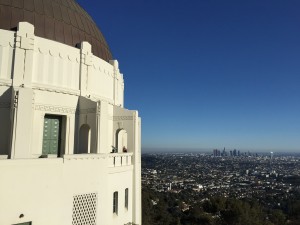 Blick vom Griffith Observatory auf Downtown L.A.