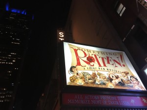 Something Rotten im St. James Theater.